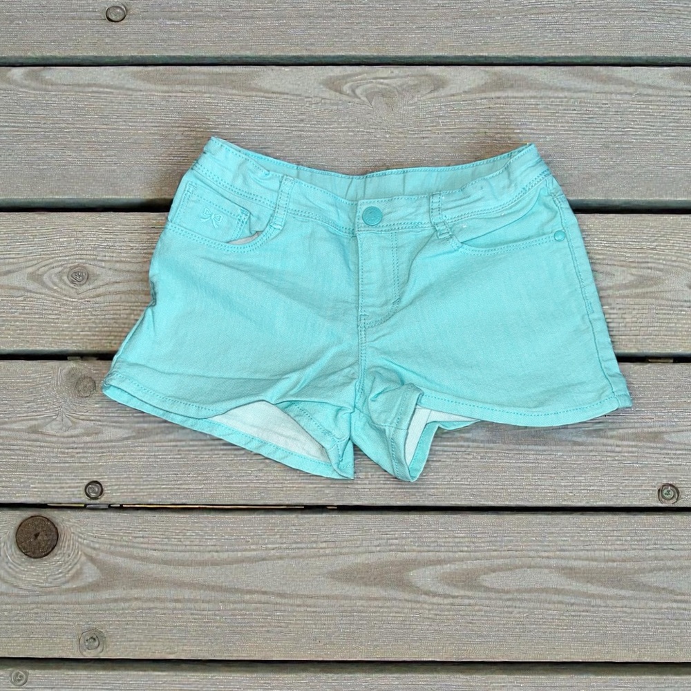 Gymboree Mint Denim Shorts (7)